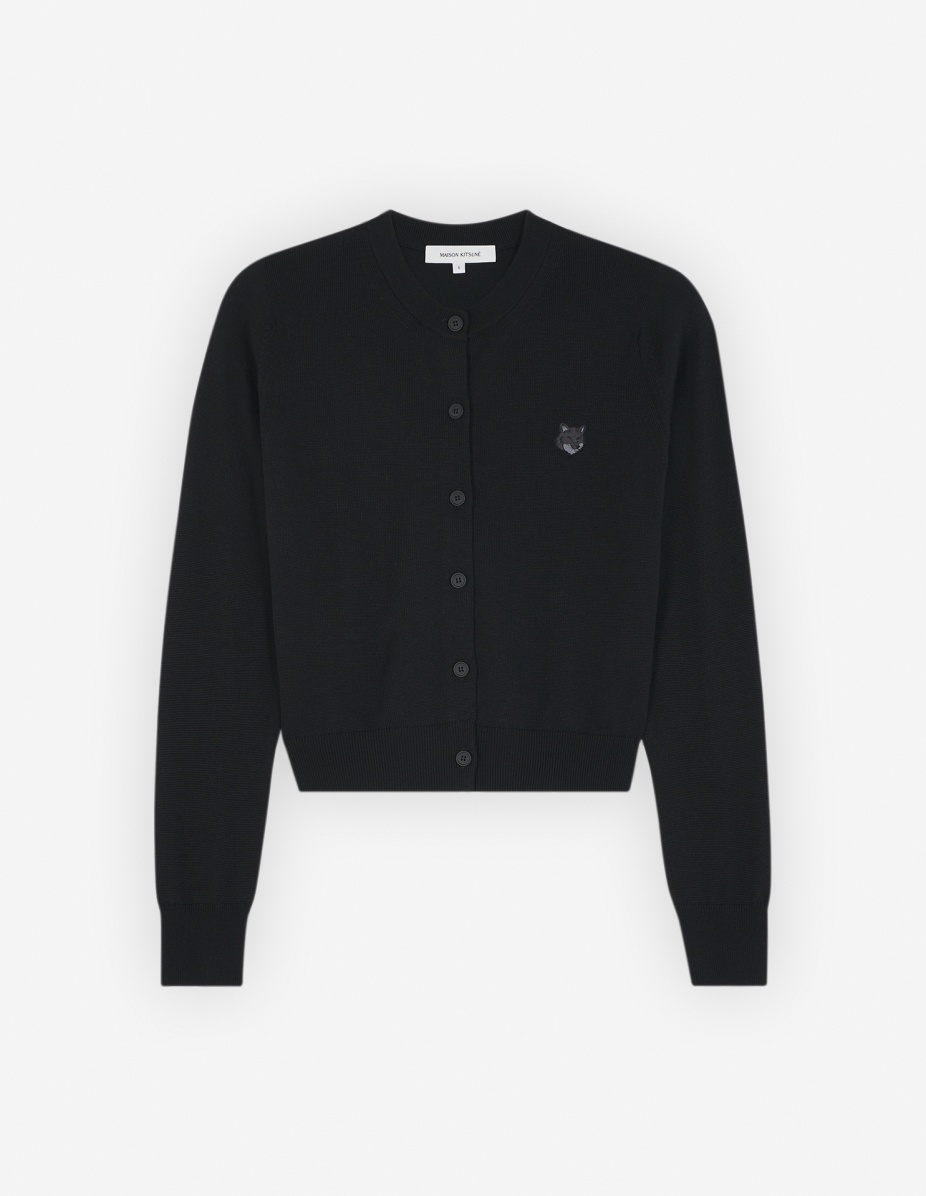 BOLD FOX HEAD PATCH REGULAR CARDIGAN - 1