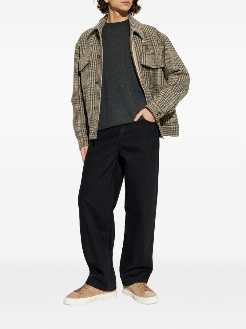 Isabel Marant Folco checked flap-pocket jacket outlook