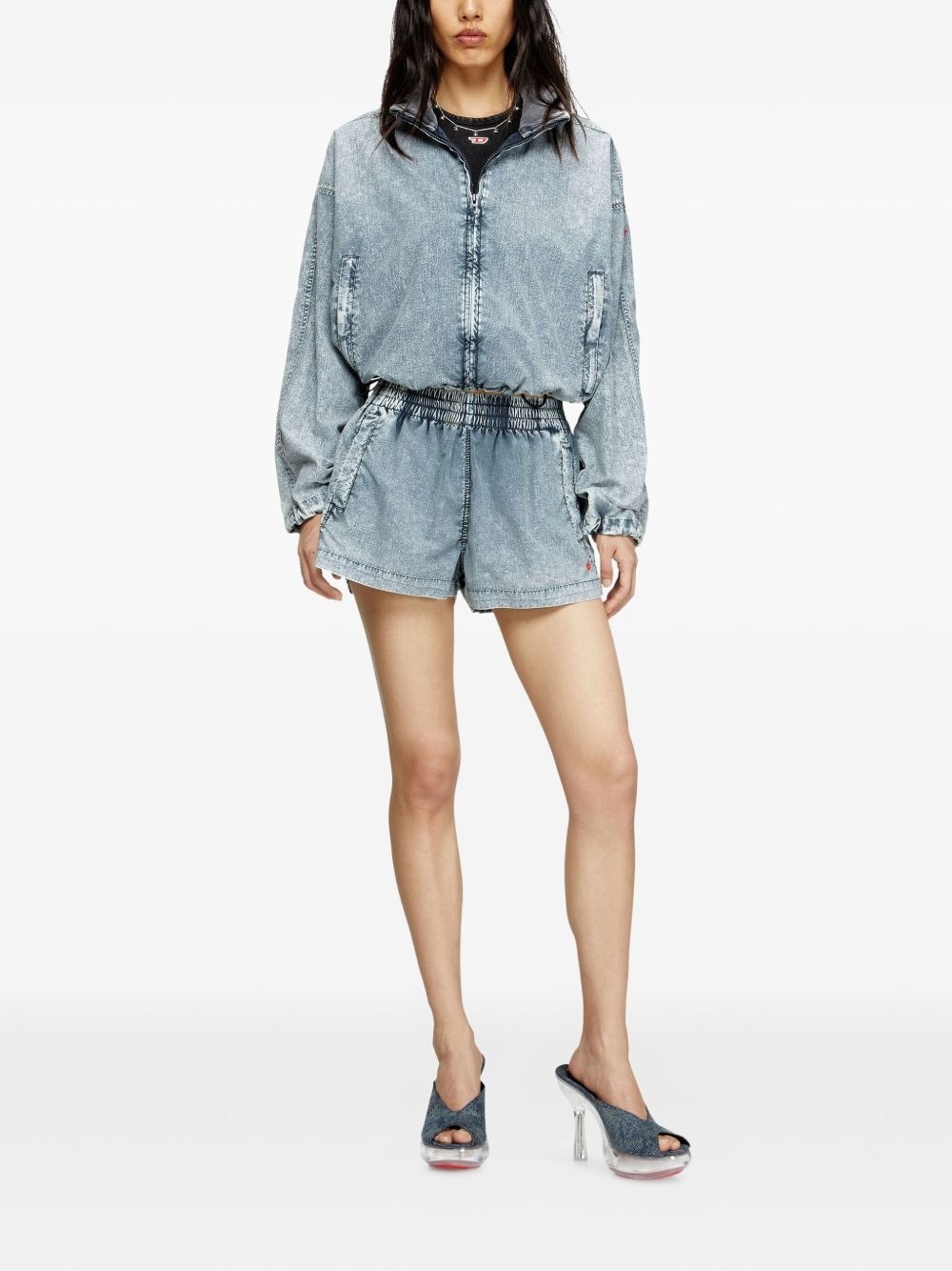 G-Leam-R1 denim bomber jacket - 2