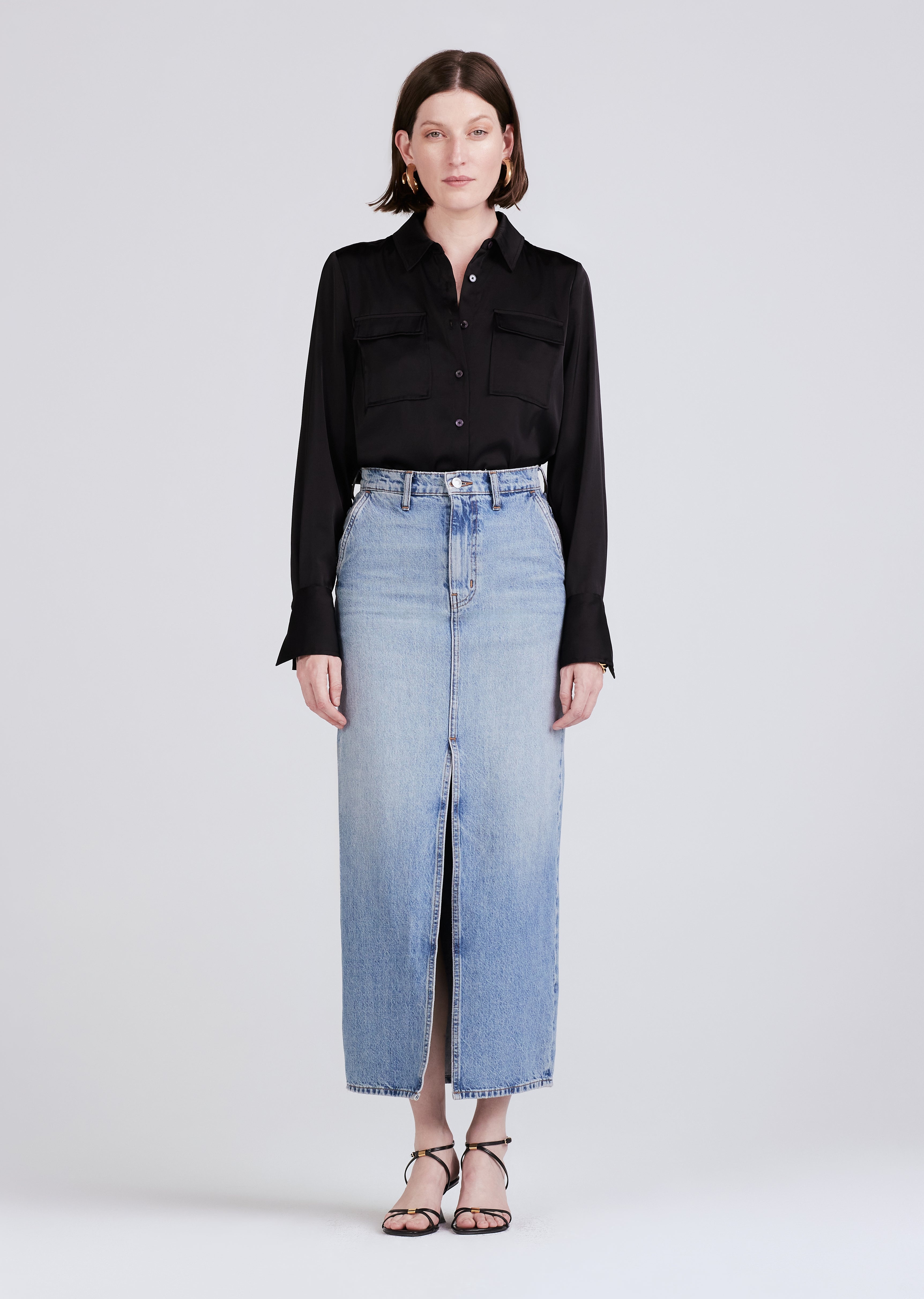 LORENA BUTTON DOWN BLOUSE - 5