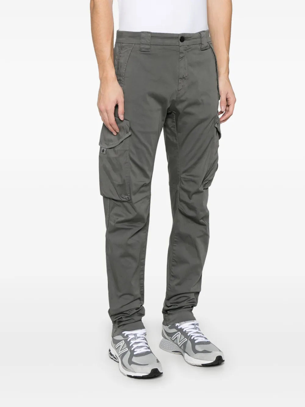 Stretch Satin Cargo Pants - 3