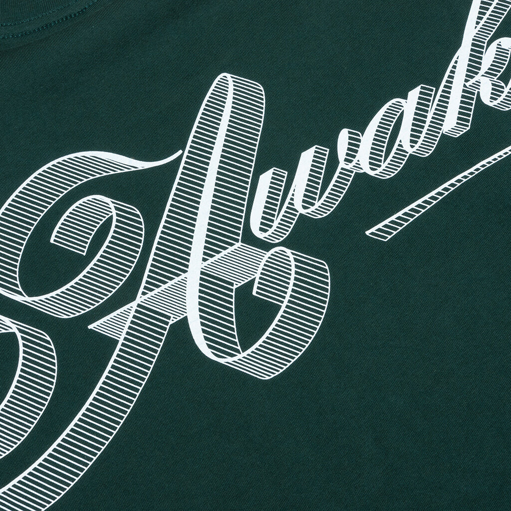 SCRIPT TEE - GREEN - 4