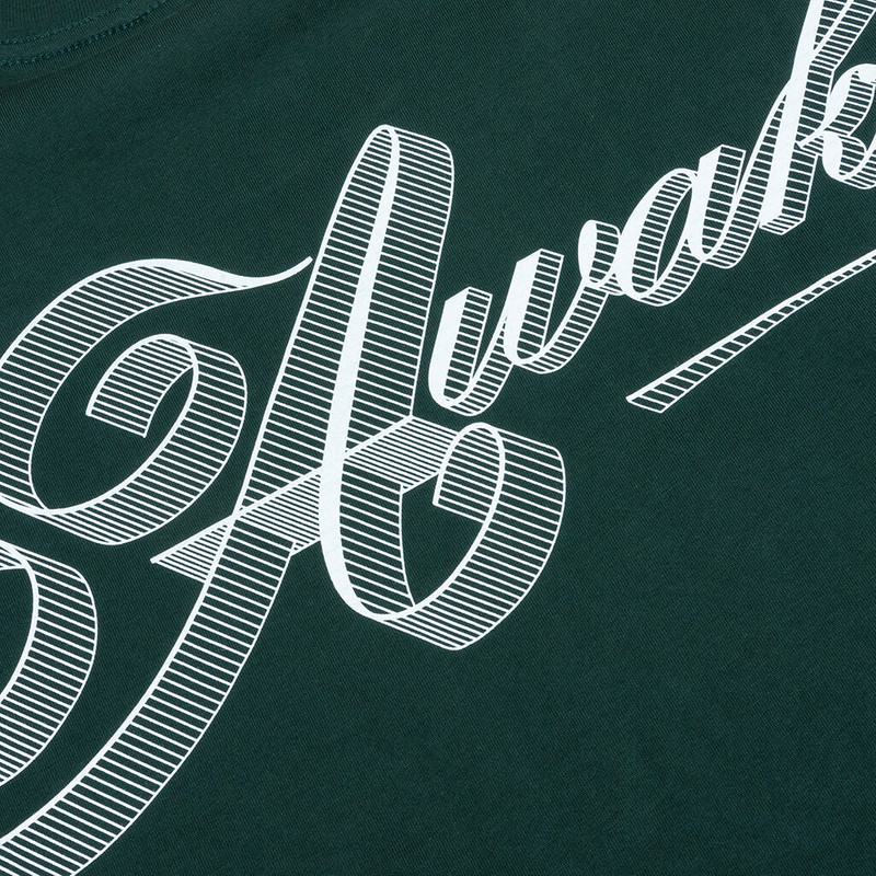 SCRIPT TEE - GREEN 4