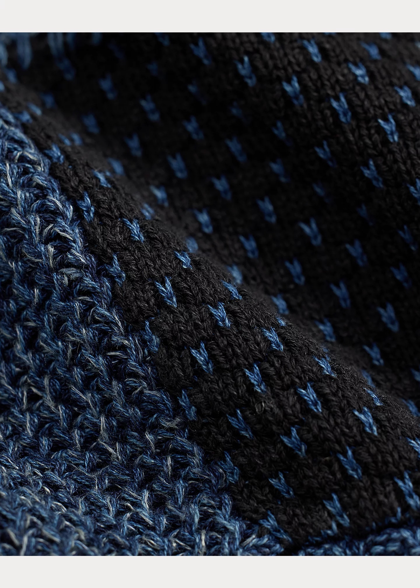 Indigo Patchwork Cotton-Linen Cardigan - 5