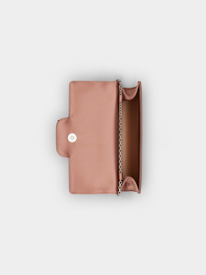 RV Bouquet Strass Buckle Mini Clutch Bag in Satin 6