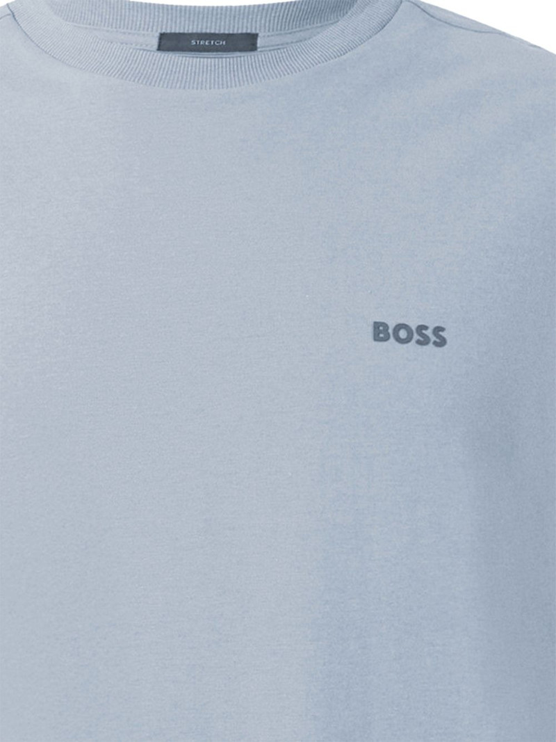 stretch-cotton T-shirt with logo detail 3
