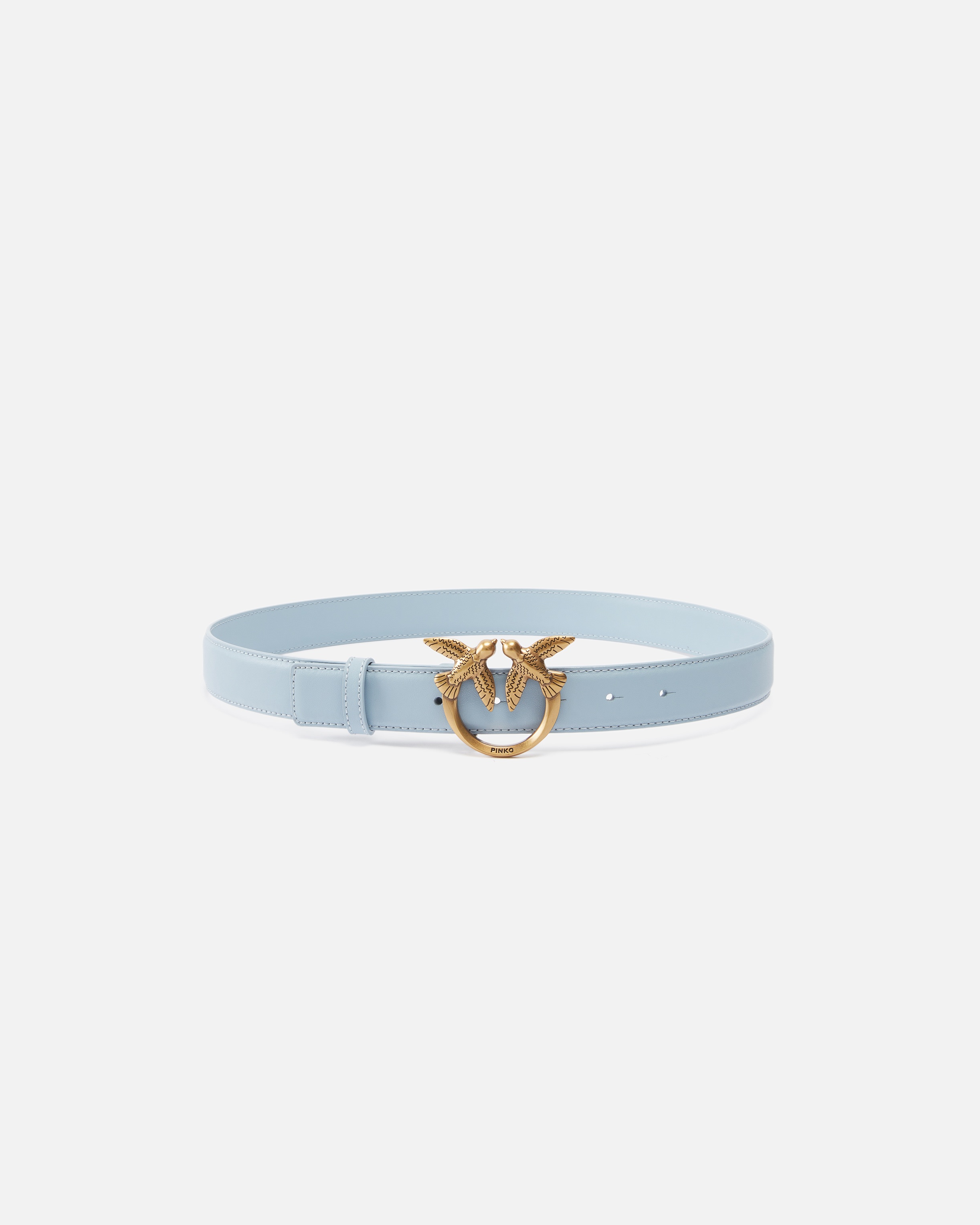 LOVE BIRDS LEATHER BELT 3CM - 1