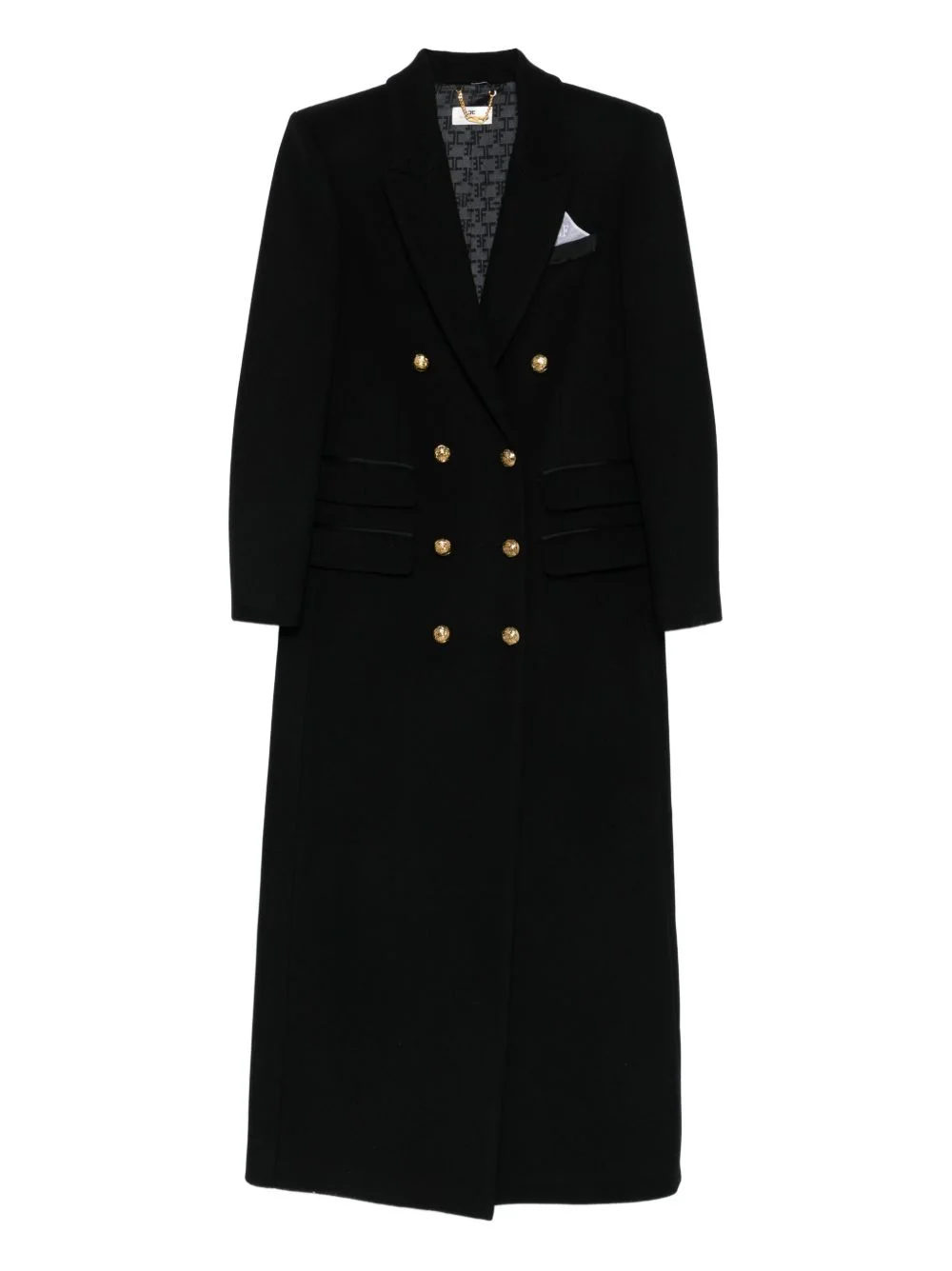 double-breasted coat - 1