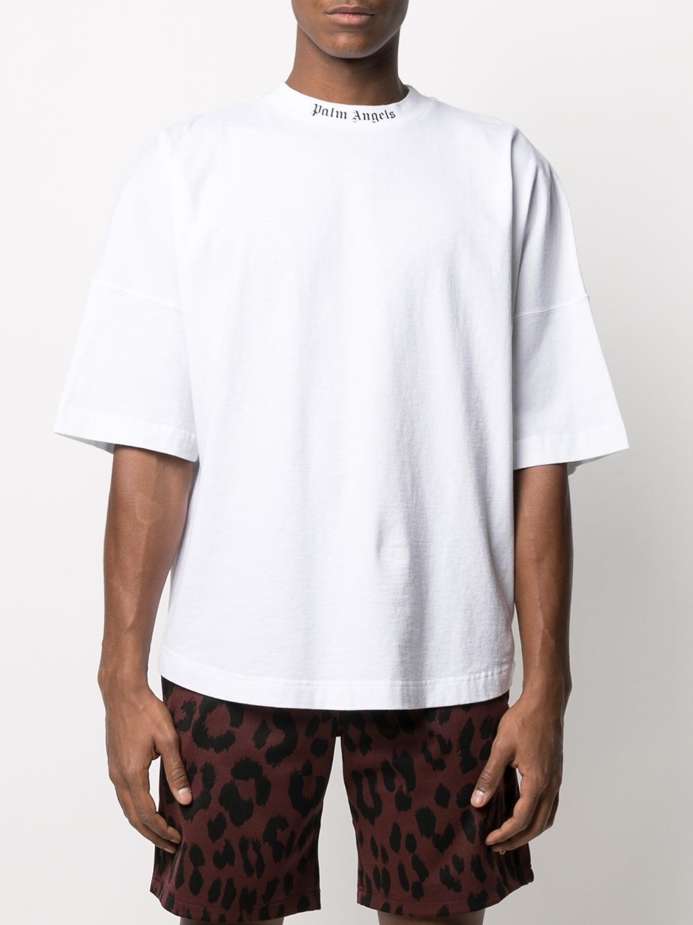 logo-print cotton T-shirt - 4