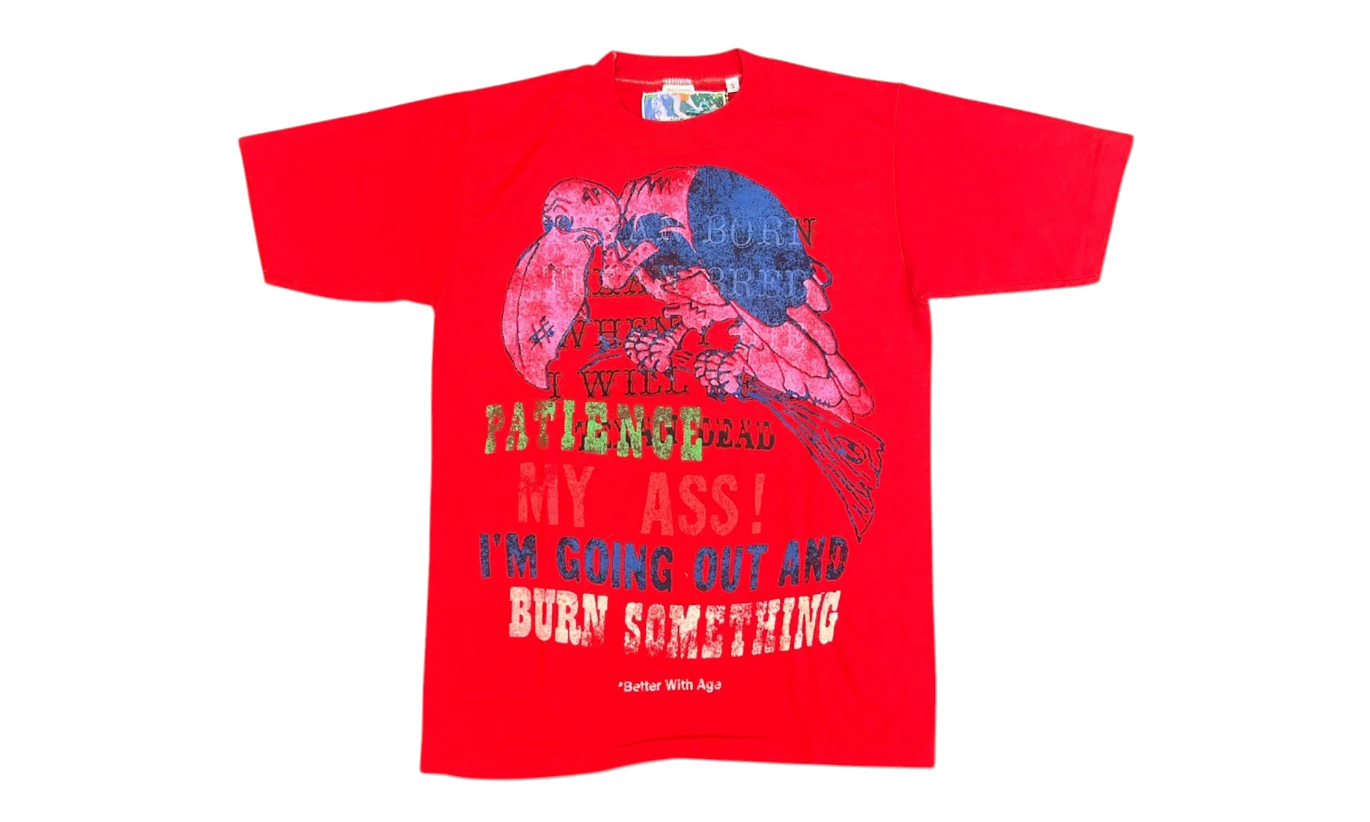 Junk Tee "Red / Multicolor" BWA107 - 1