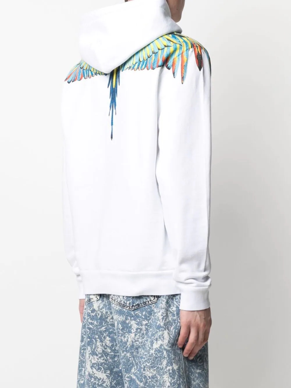 Wings-print hoodie - 8