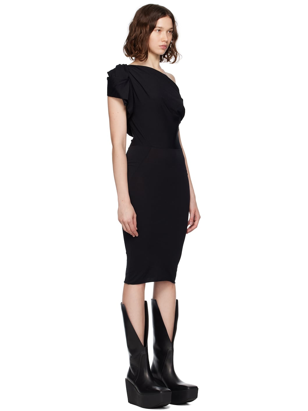 Black Concordians Twist Minidress - 2
