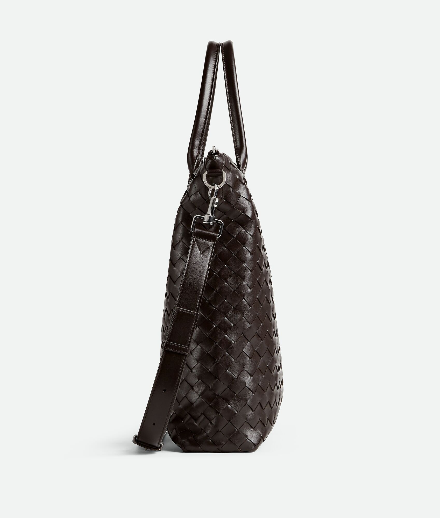 Intrecciato Zipped North-South Tote - 4