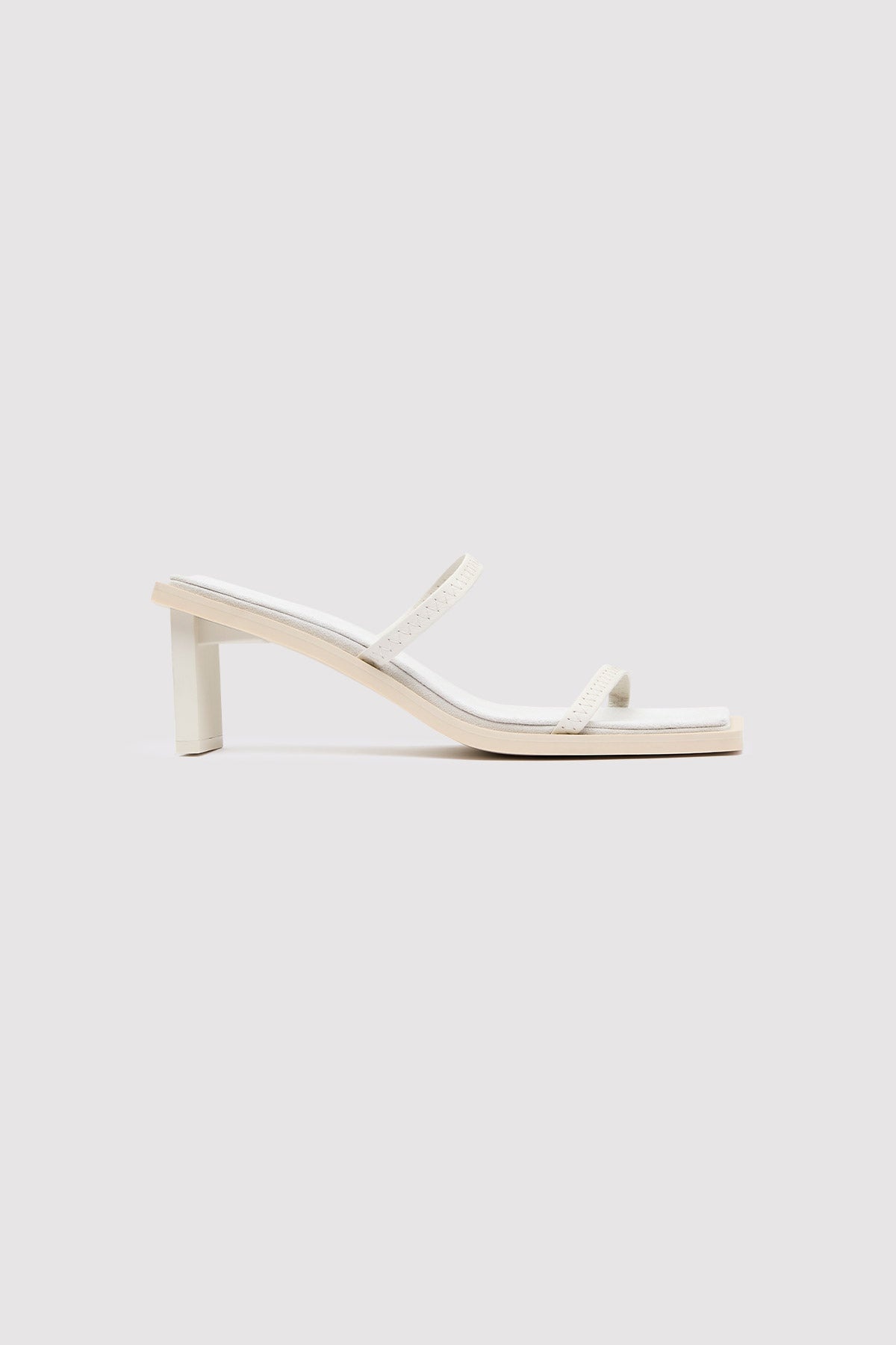 Fine Strap Heel - Cool White - 4