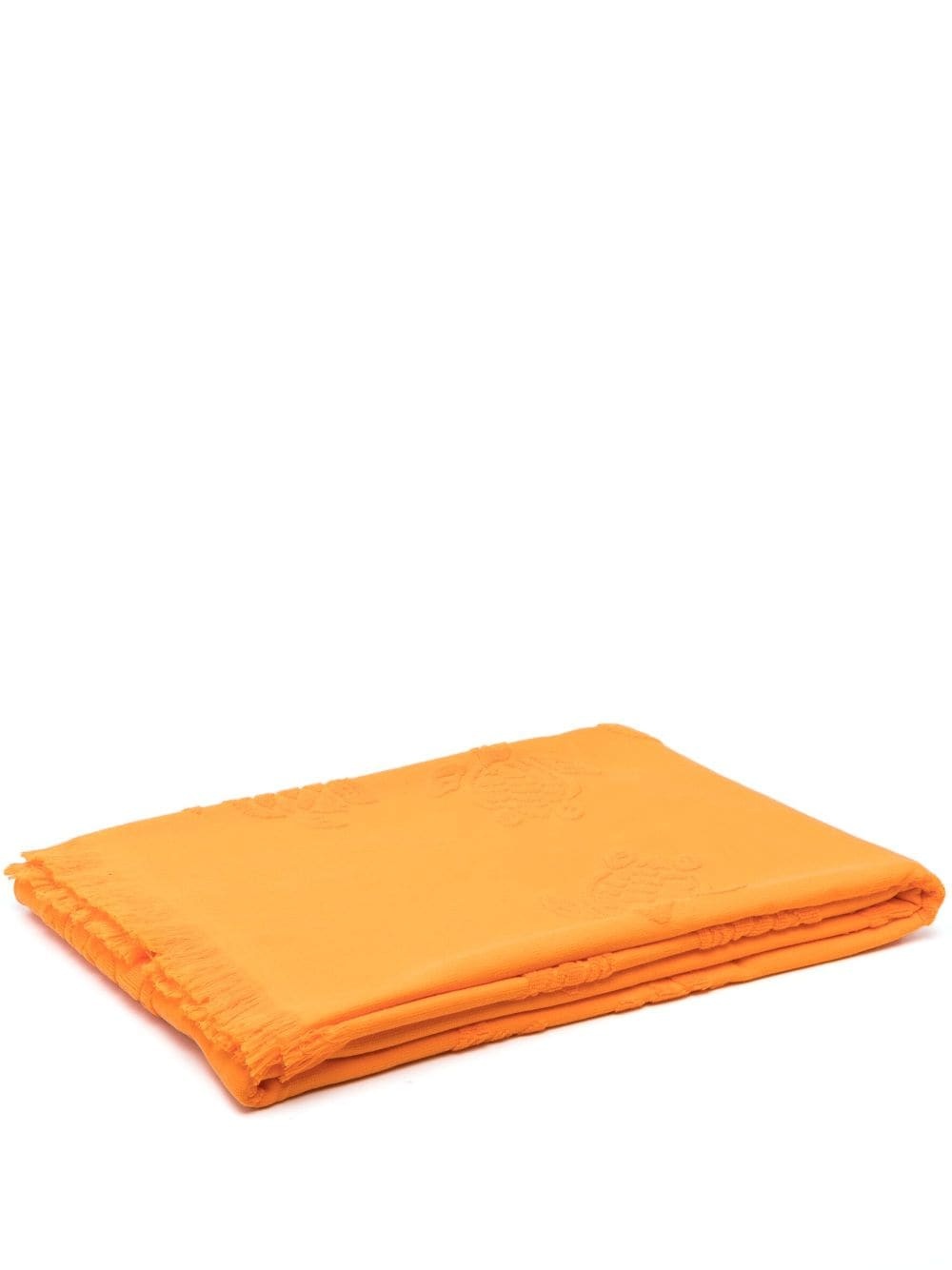 graphic-print cotton towel - 1