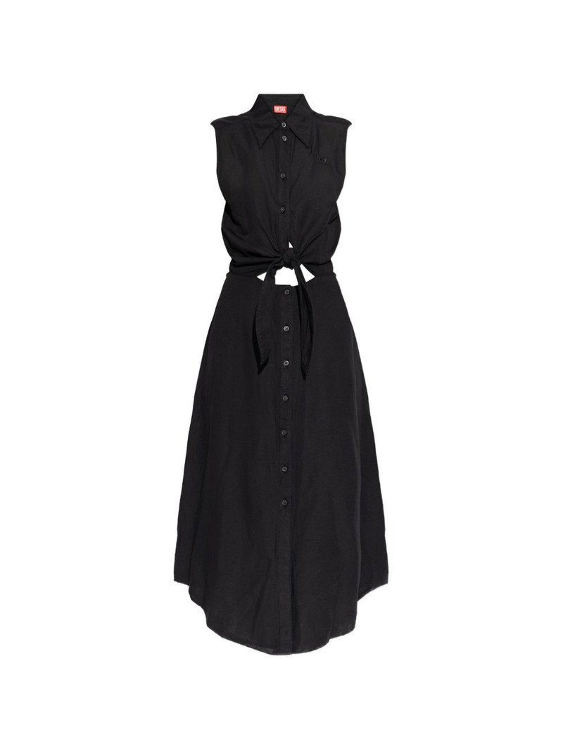 button-tie dress 1