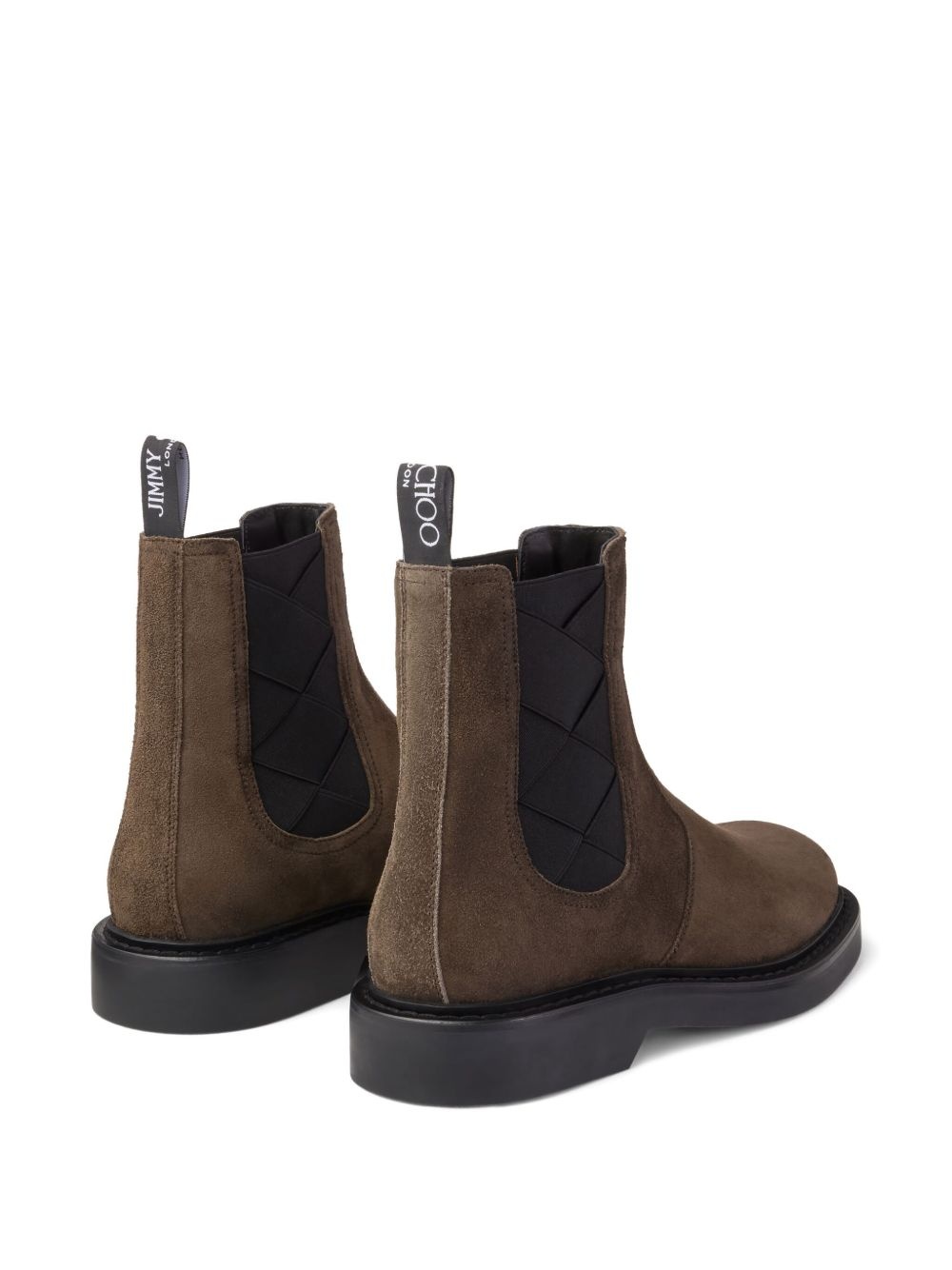 Reggie woven-panel chelsea boots - 3