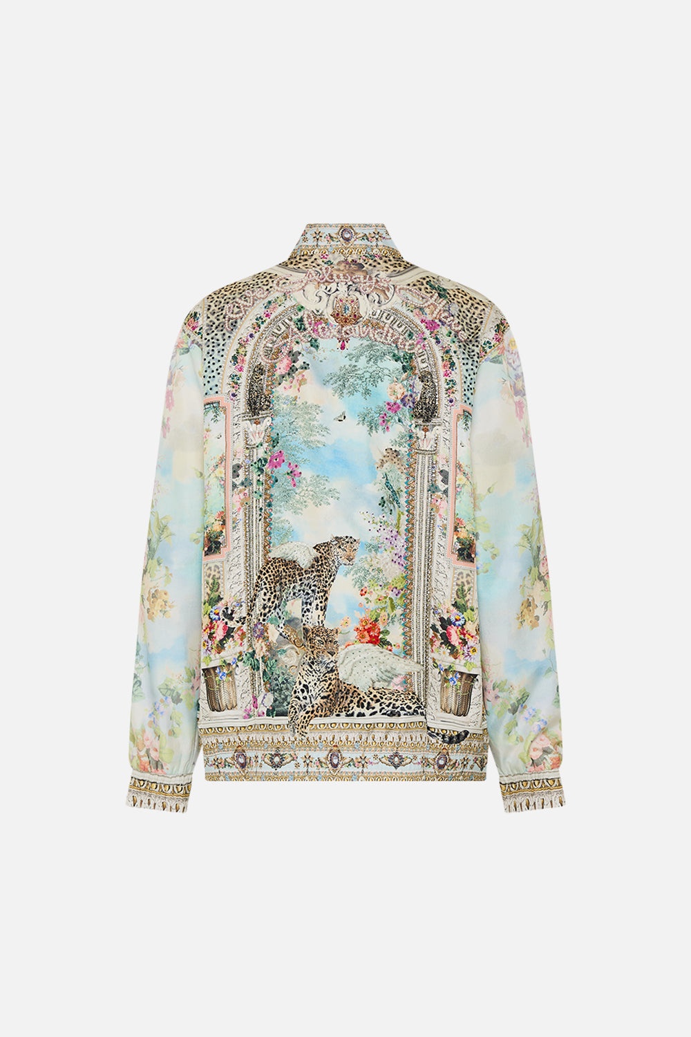 OVERSIZED EMBELLISHED BOMBER JACKET - 7