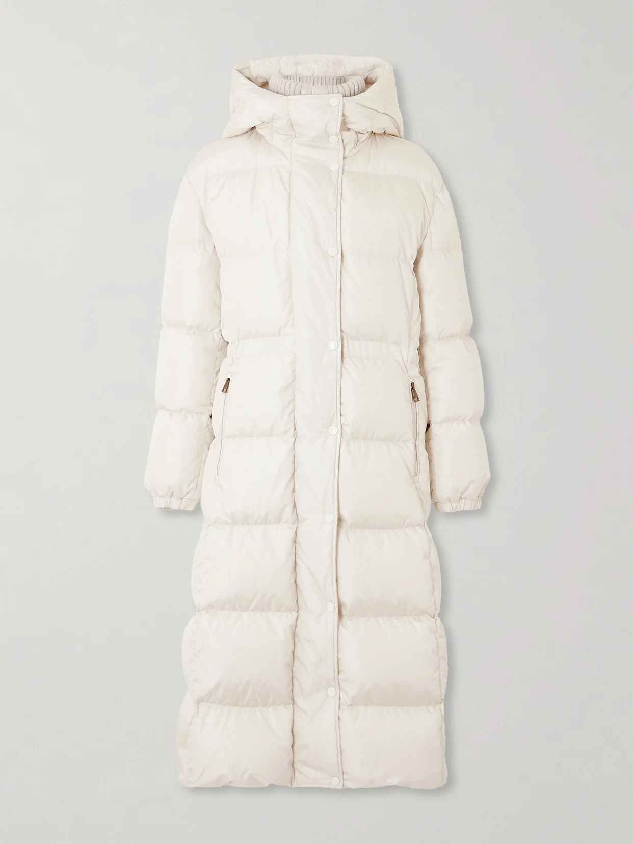 Chamer Hooded Quilted Shell Down Coat - 1