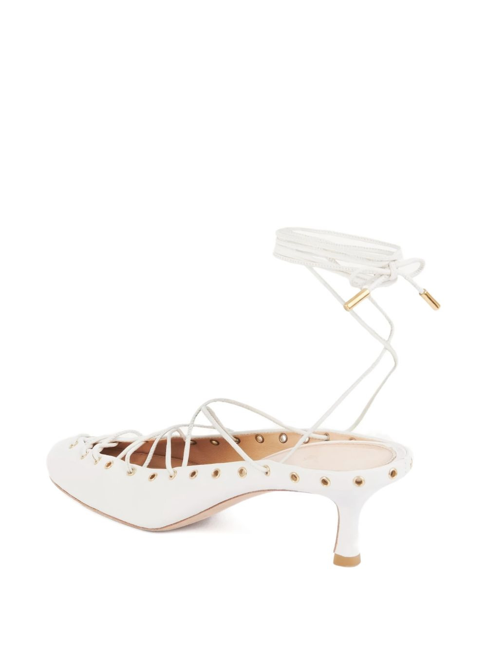 60mm Ghillies lace-up pumps - 4