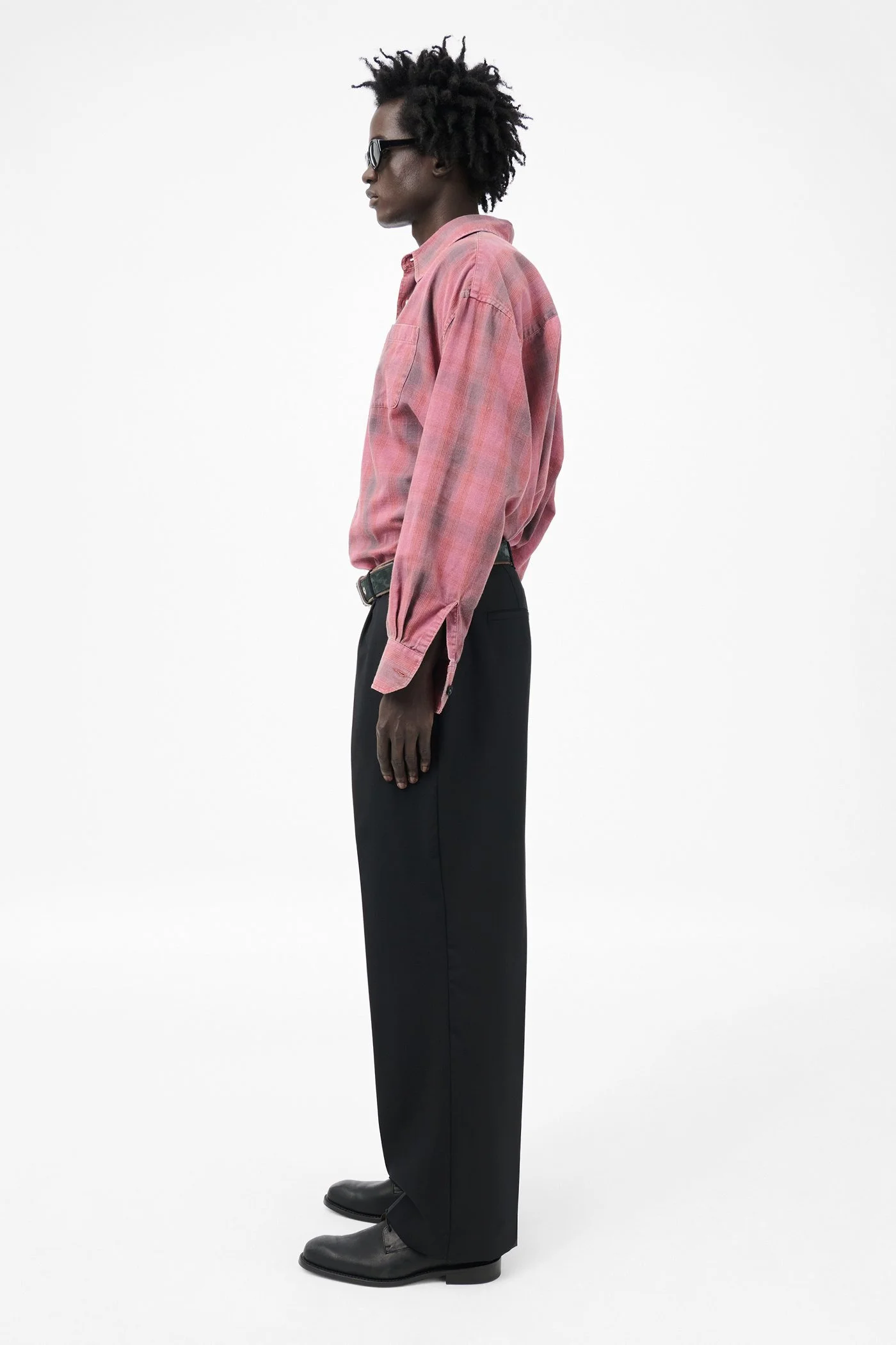 Our Legacy Borrowed Chino Black Panama Wool | REVERSIBLE