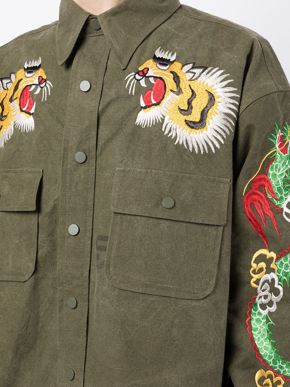 EMBROIDERED SHIRT JACKET - 4