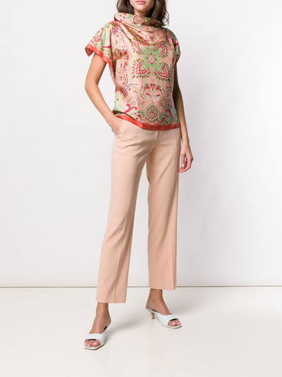 Etro cropped tailored trousers outlook