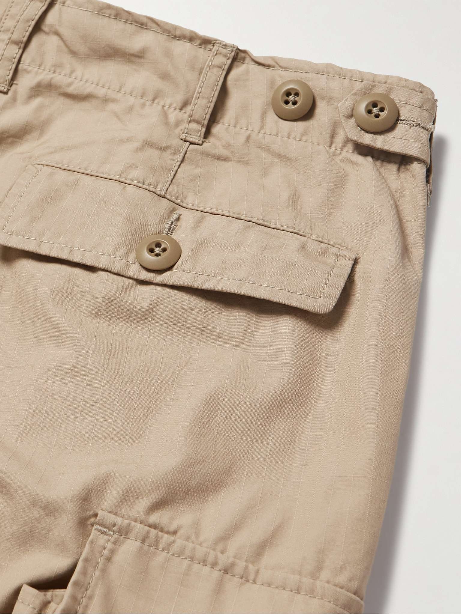 Straight-Leg Cotton-Ripstop Cargo Trousers - 5
