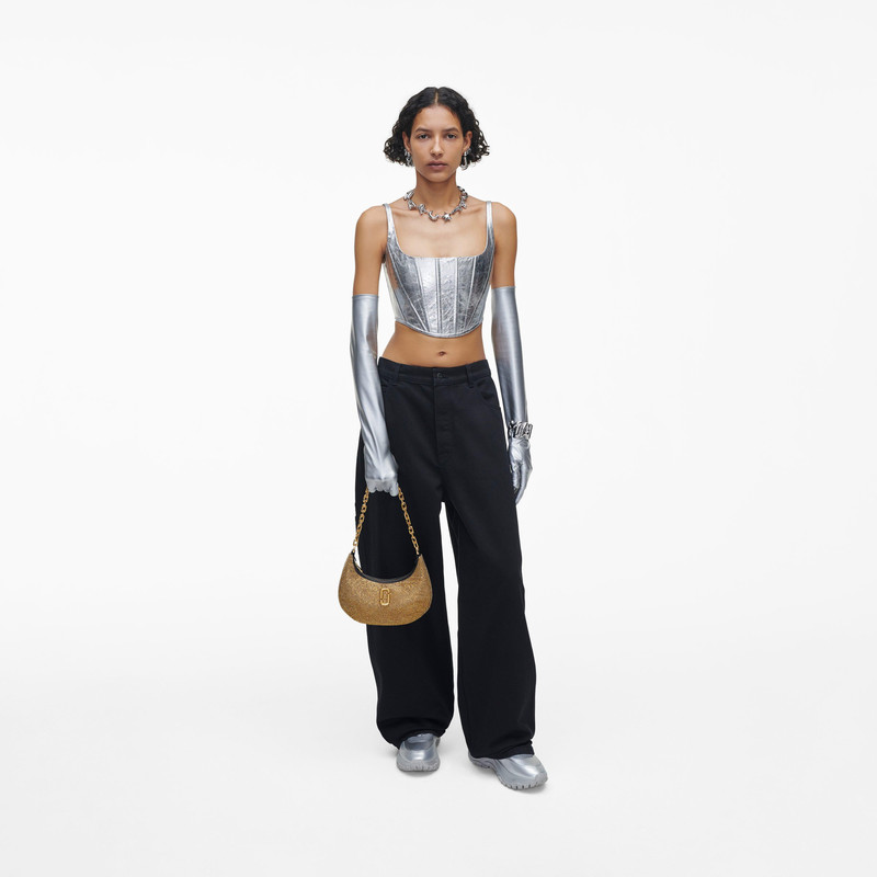 Marc Jacobs THE RHINESTONE J MARC SMALL CURVE BAG outlook