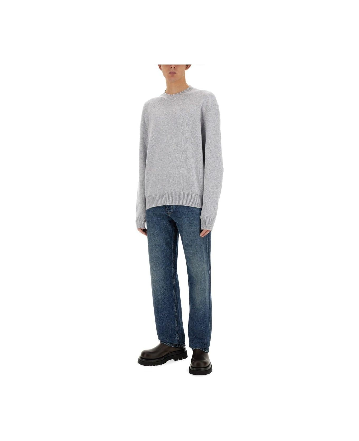 Crew-neck Cashmere Sweater - 3