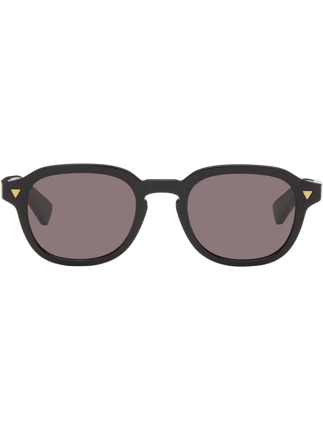 Black Soft Recycled Acetate Panthos Sunglasses - 1