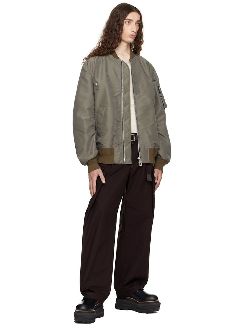 sacai Black Leather Oxfords outlook