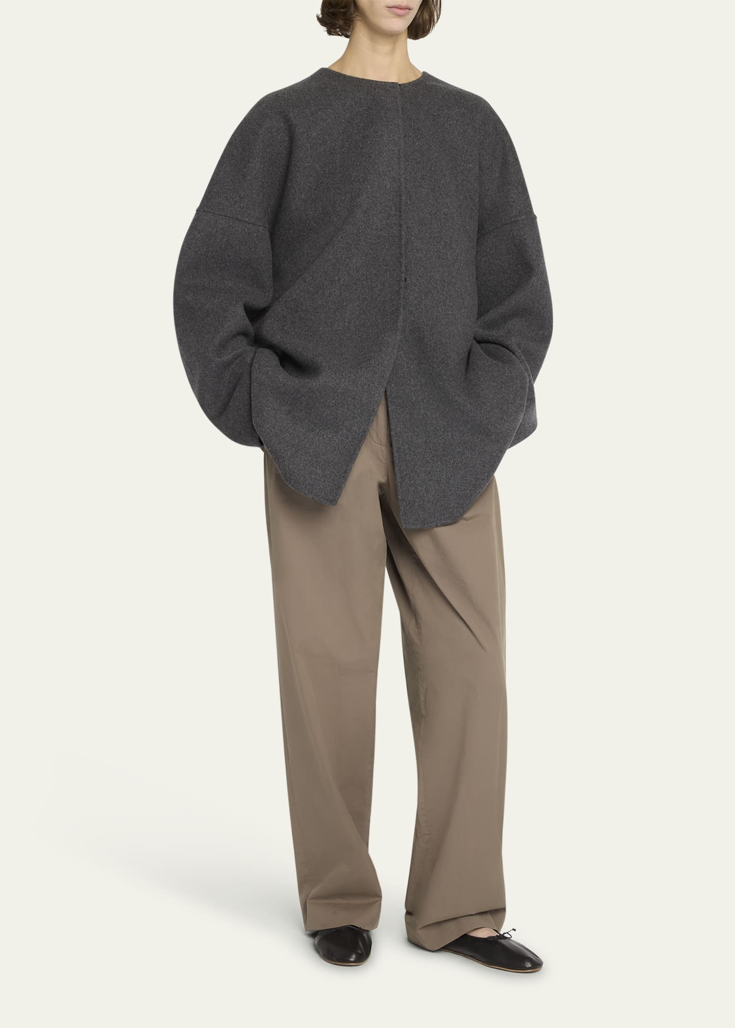 Elke Brushed Cashmere Single-Breasted Jacket - 2