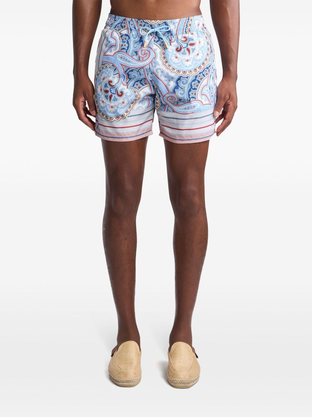 paisley-print swim shorts - 4