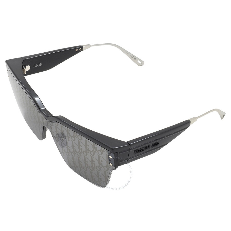 Dior DIORCLUB M4U Smoke Mirror Logo Shield Ladies Sunglasses CD40090U 01C 00 - 5