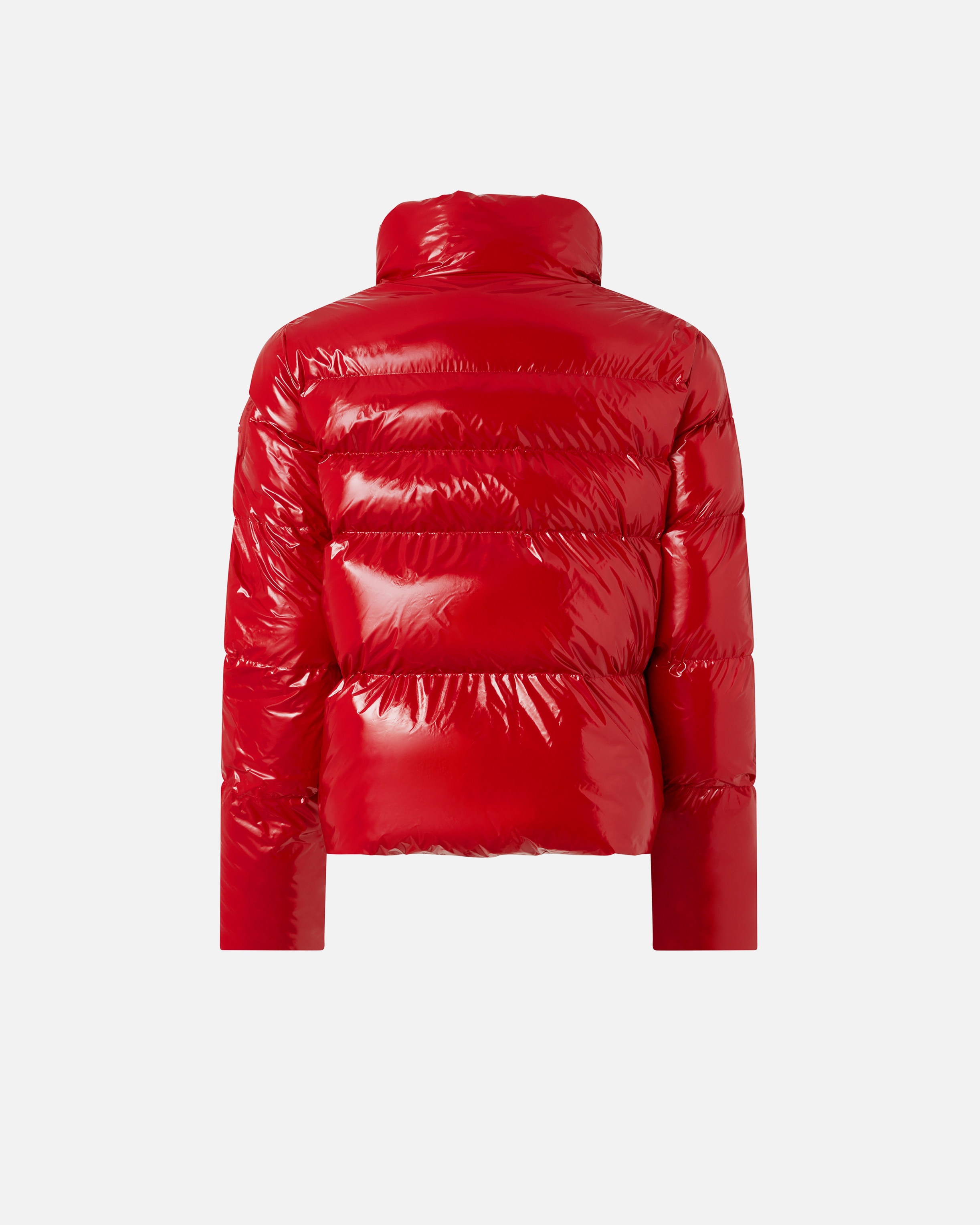 PADDED CRYSTAL NYLON PEA JACKET - 6