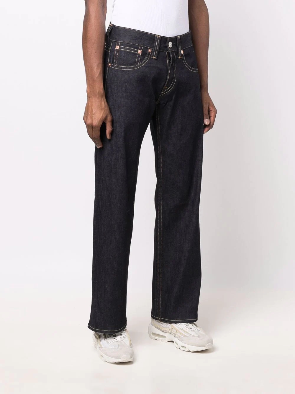 mid-rise straight jeans - 3