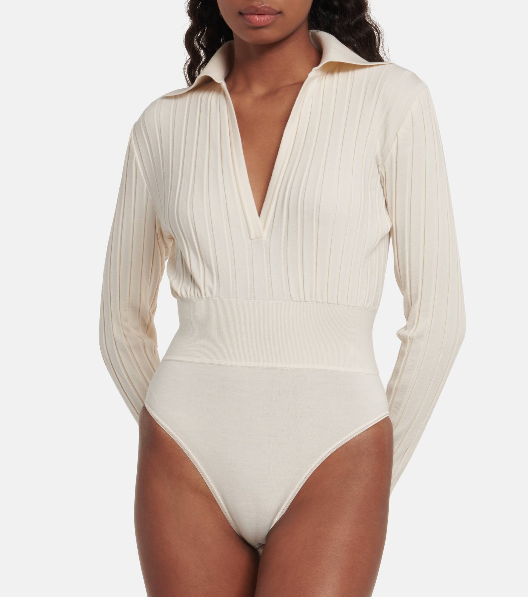 Ambra wool-blend bodysuit - 3
