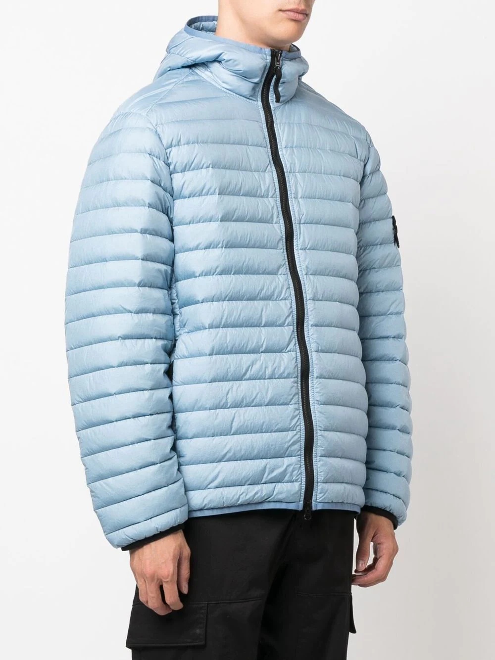 Compass-patch puffer jacket - 3