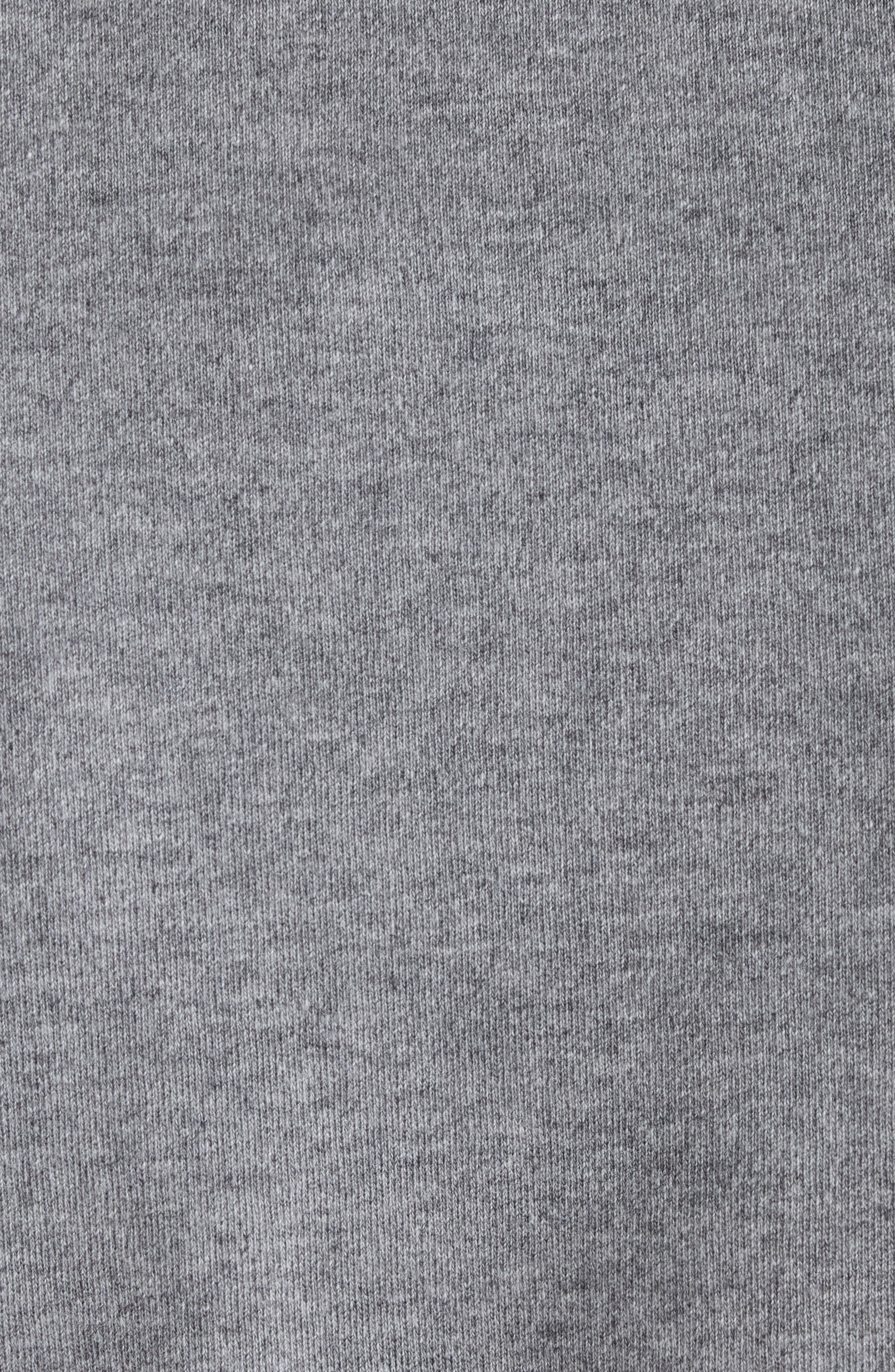 Balenciaga Luxury Script Appliqué Shrunken Cotton T-Shirt in Dark Heathr Grey/Blue at Nordstrom - 6