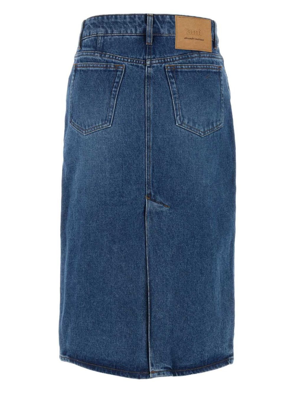 pencil denim skirt - 2