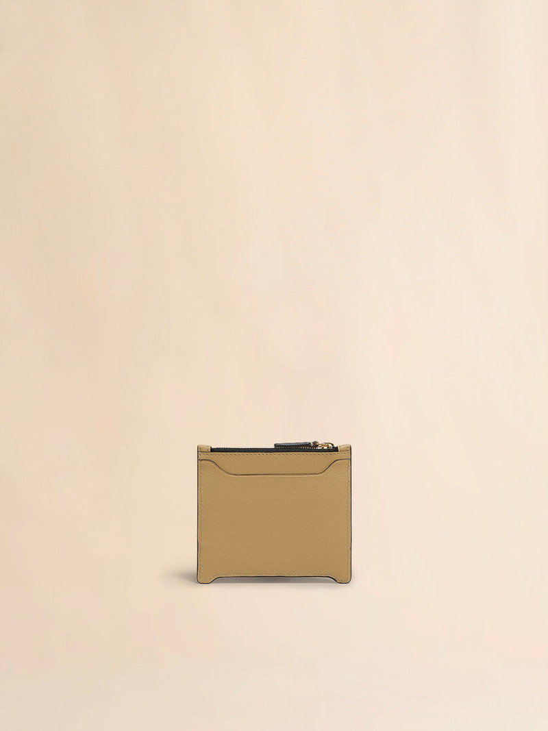 Marni BEIGE LEATHER TRUNKAROO CARD CASE outlook