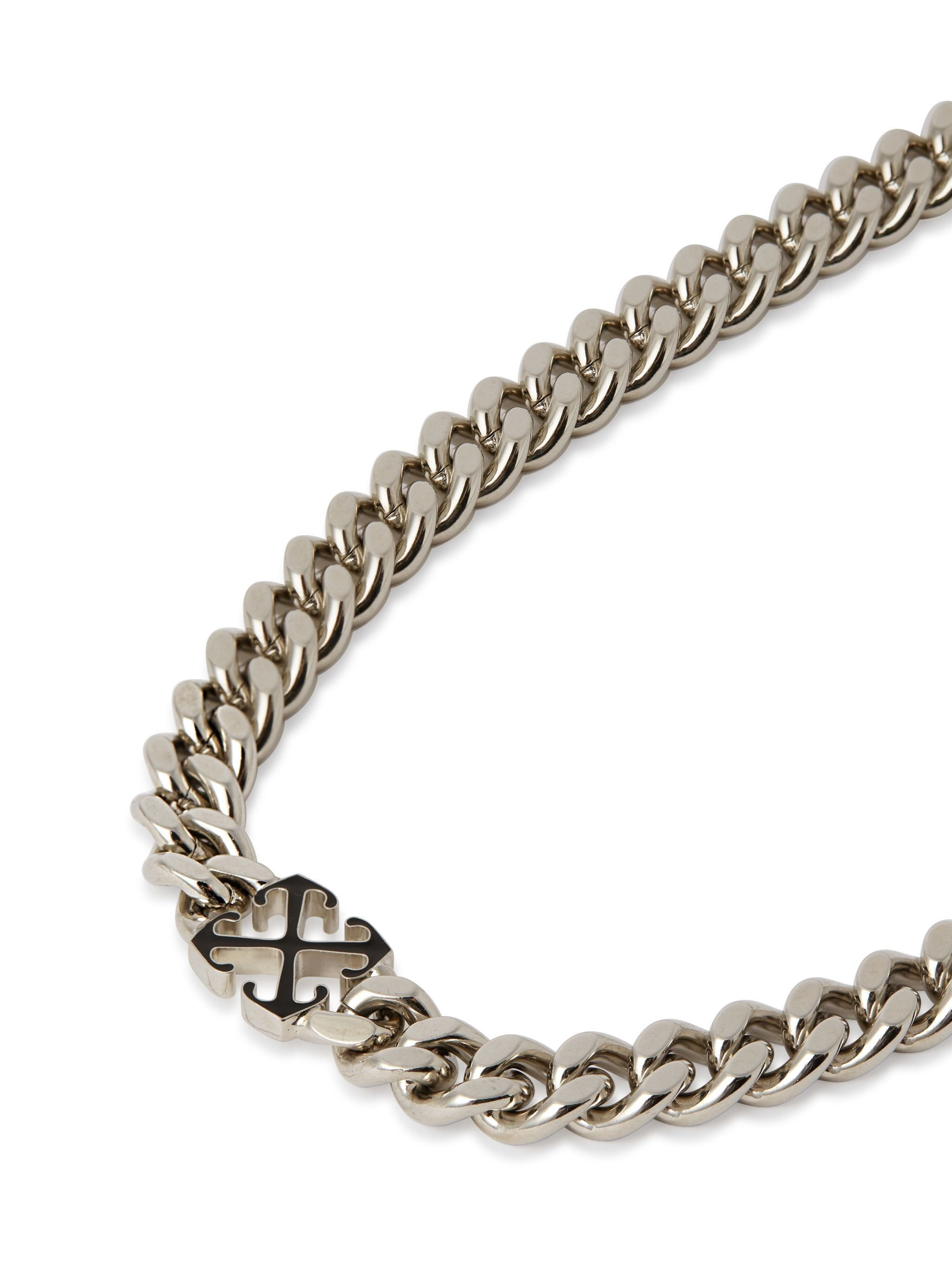 Enamel Arrow Chain Necklace - 3