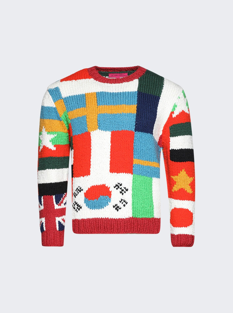 Patchwork Flag Pullover Multi 1