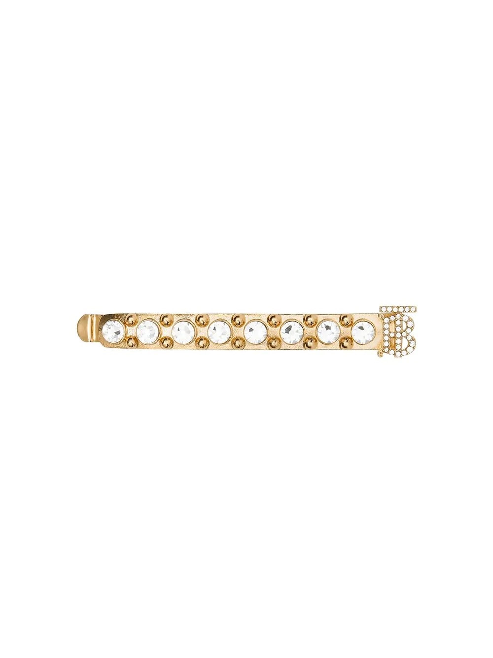 crystal monogram motif barret - 1