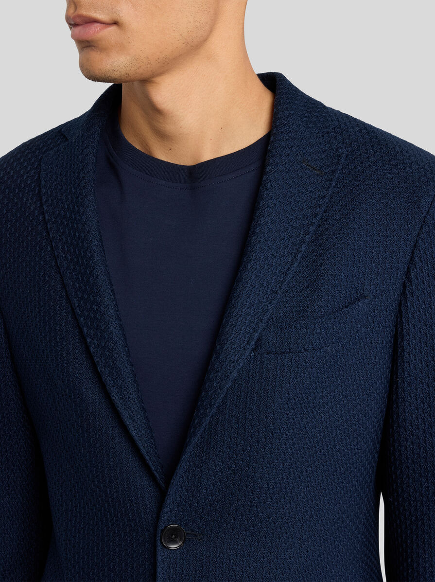 WORKED WEAVE JERSEY JACKET - 2