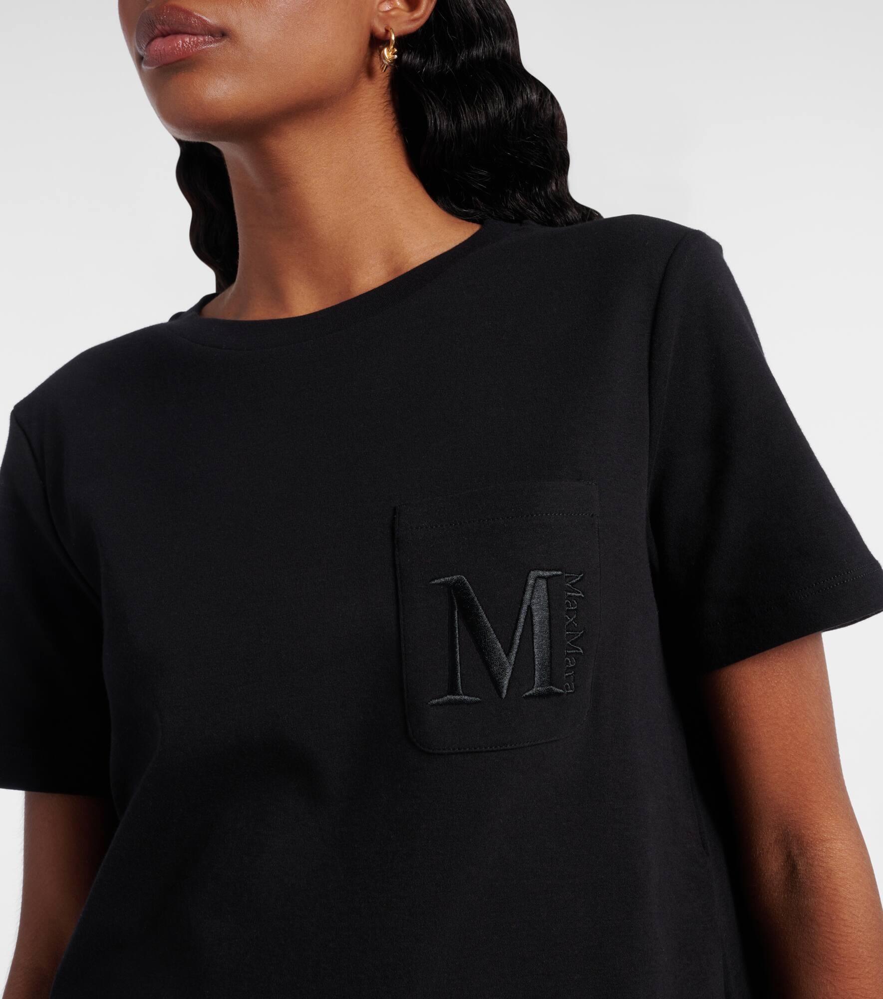 Madera embroidered cotton jersey T-shirt - 4
