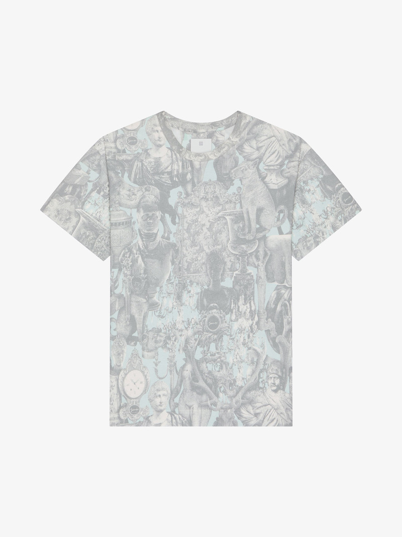 T-SHIRT IN COTTON WITH HUBERT OBJECTS PRINT 1