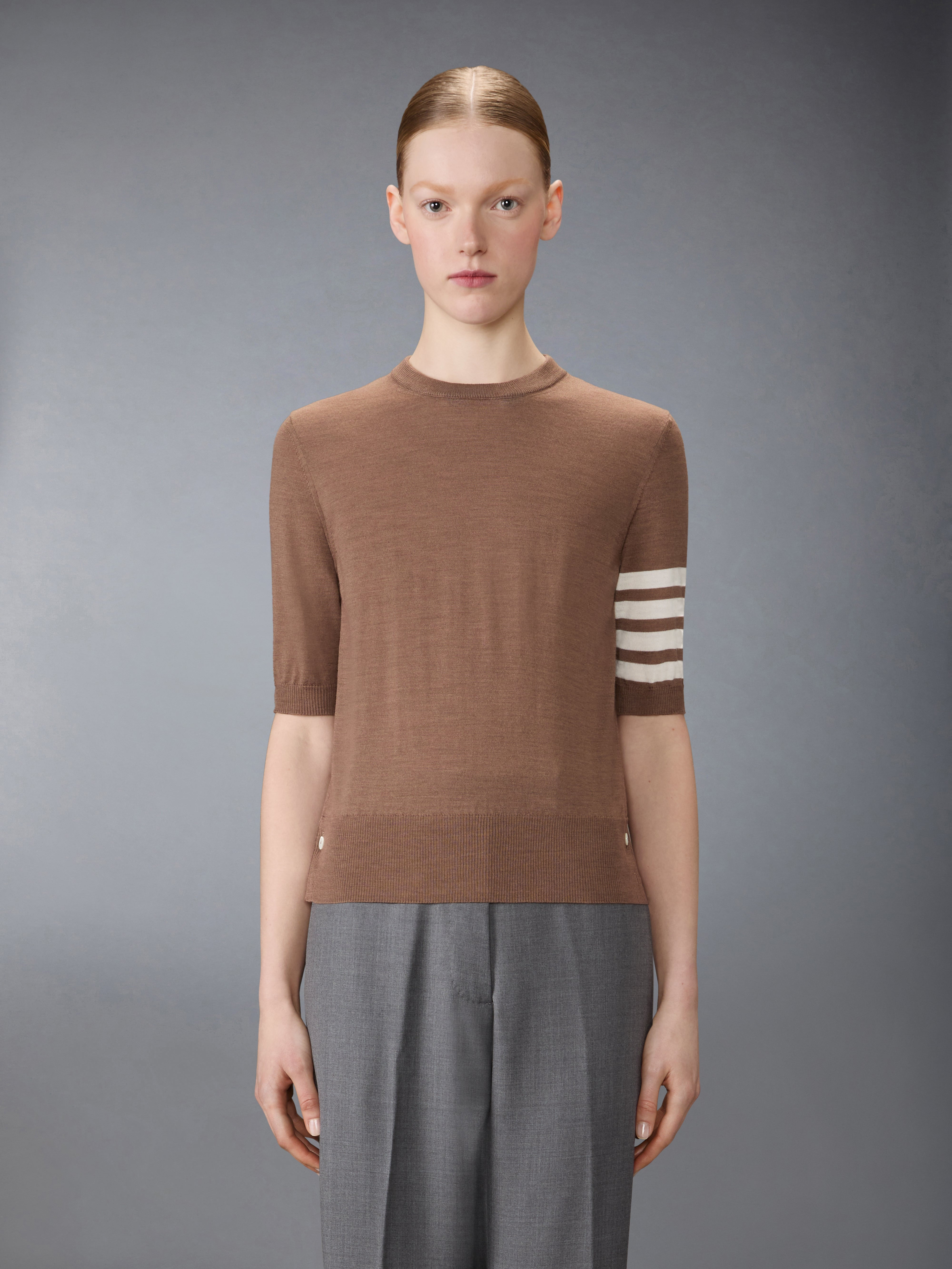 FINE MERINO WOOL 4-BAR TEE - 2