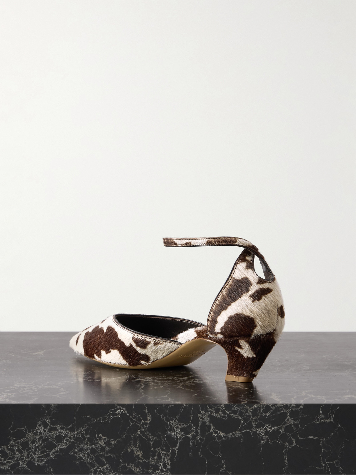 Victoria Cow-print Calf Hair Pumps - 3